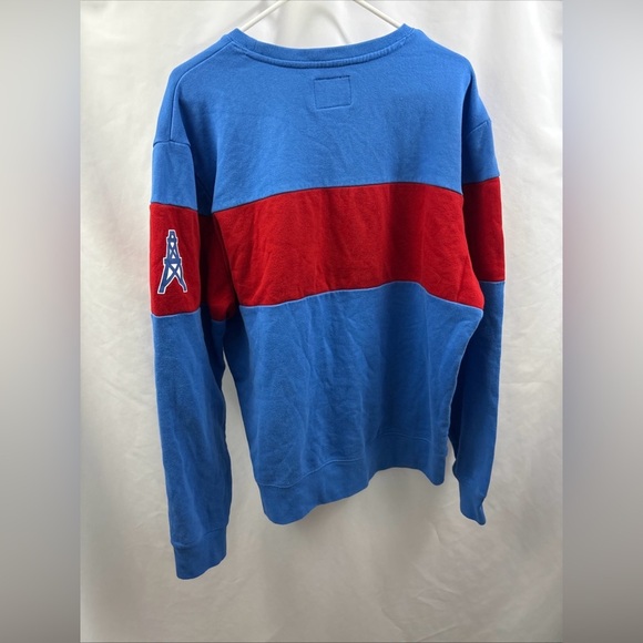 Houston Oilers ‘47 Brand Pullover Sweatshirt Blue Red Men’s 2XL XXL EUC - Picture 7 of 8